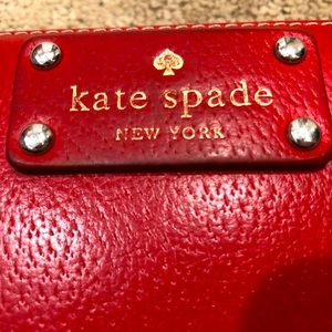 Pre owned Red Kate Spade wallet